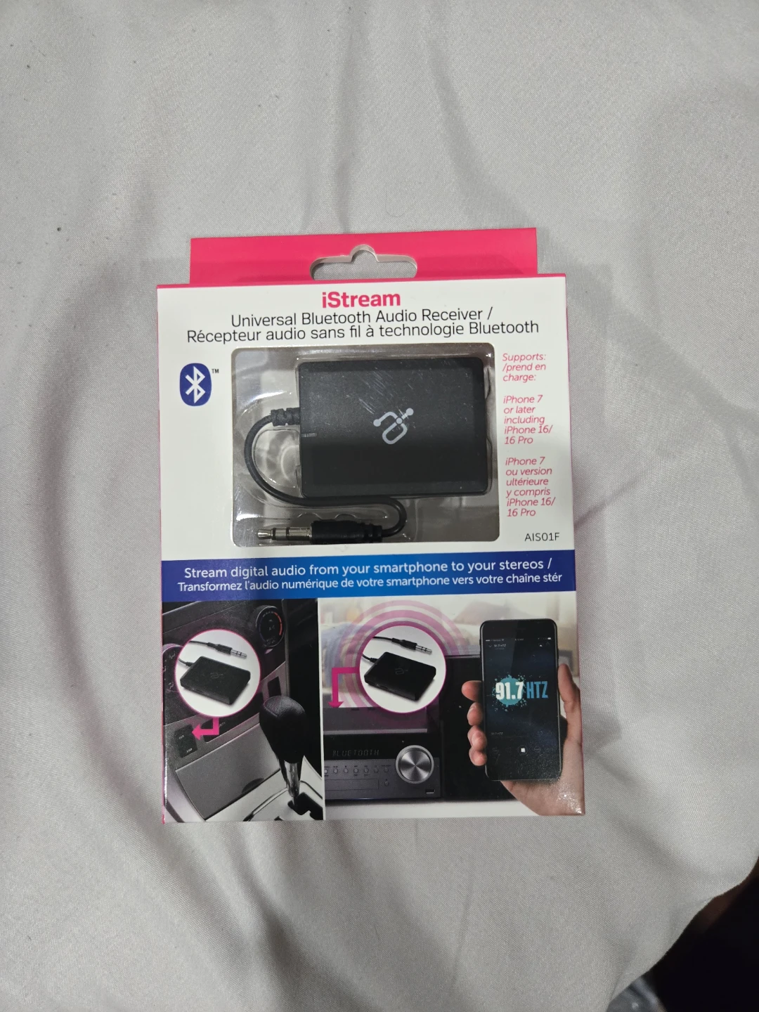 iStream Universal Bluetooth Audio Receiver Wireless Audio Stream