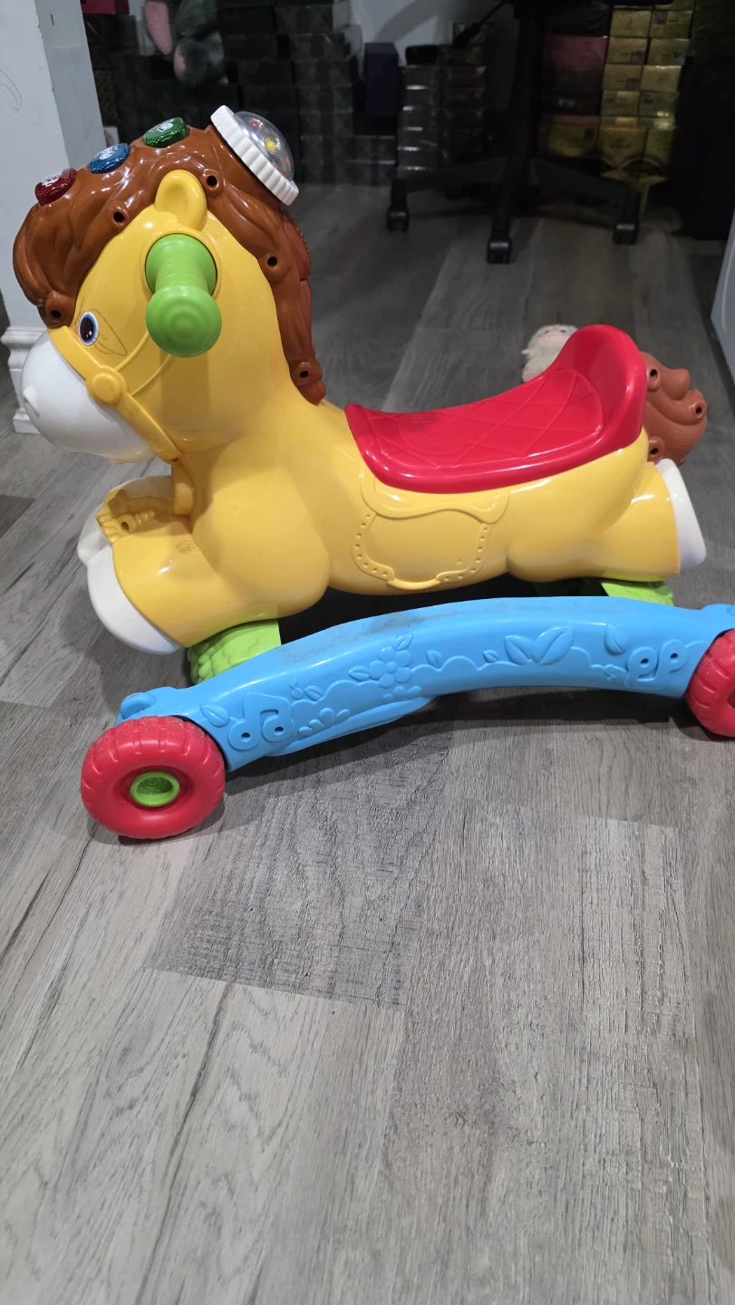 VTech Sit-to-Stand Learning Walker - Yellow Horse - photo 3