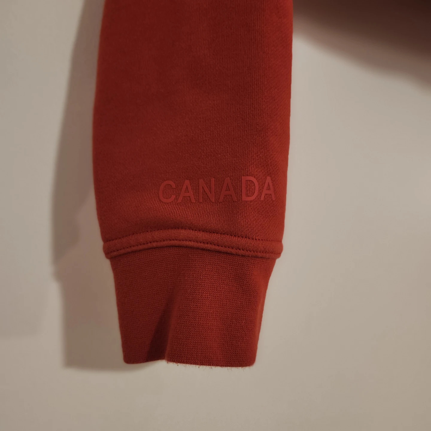Lululemon Canada Cropped Hoodie - Red - Size 8 - photo 2