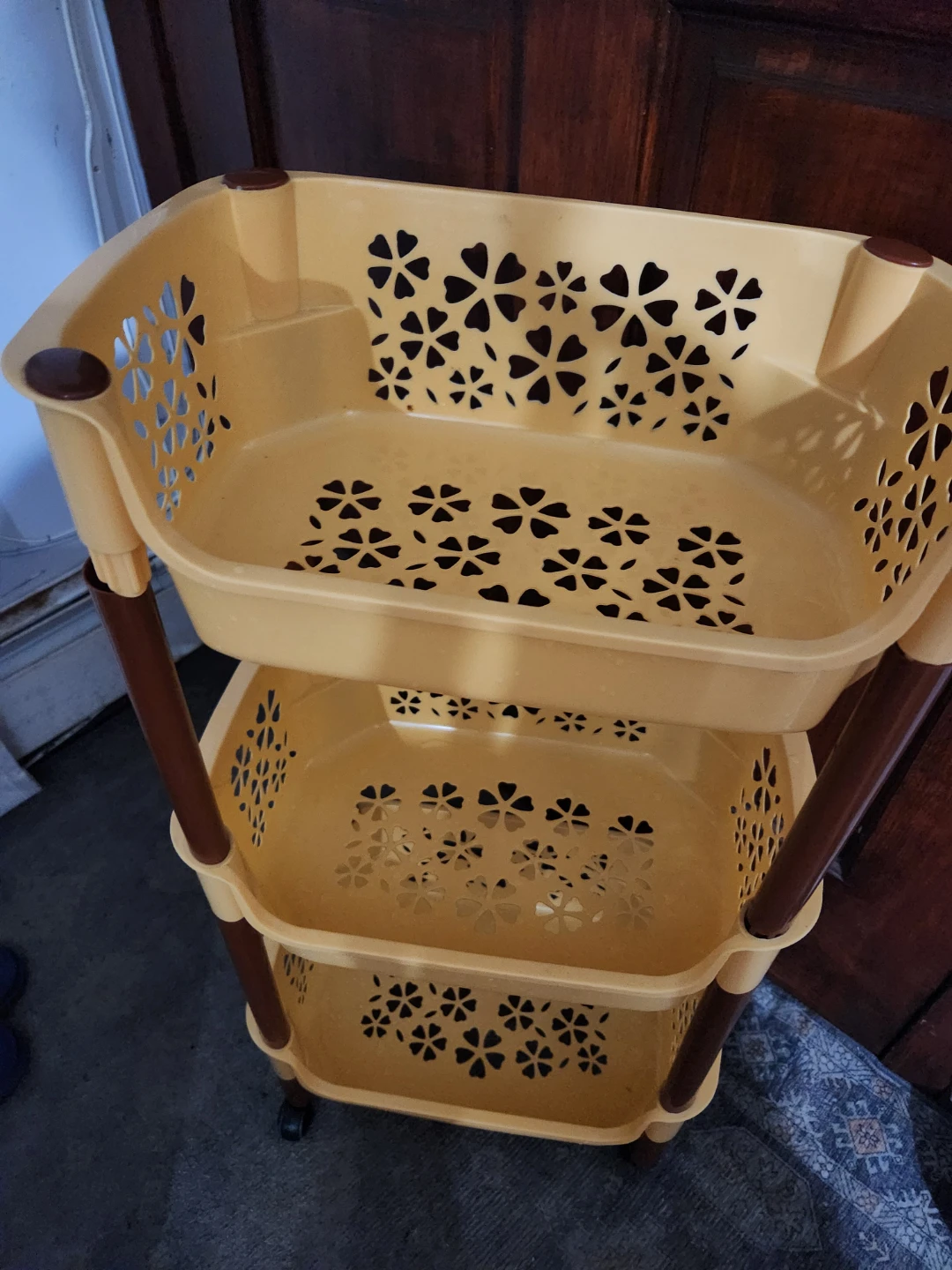 3-Tier Rolling Storage Cart