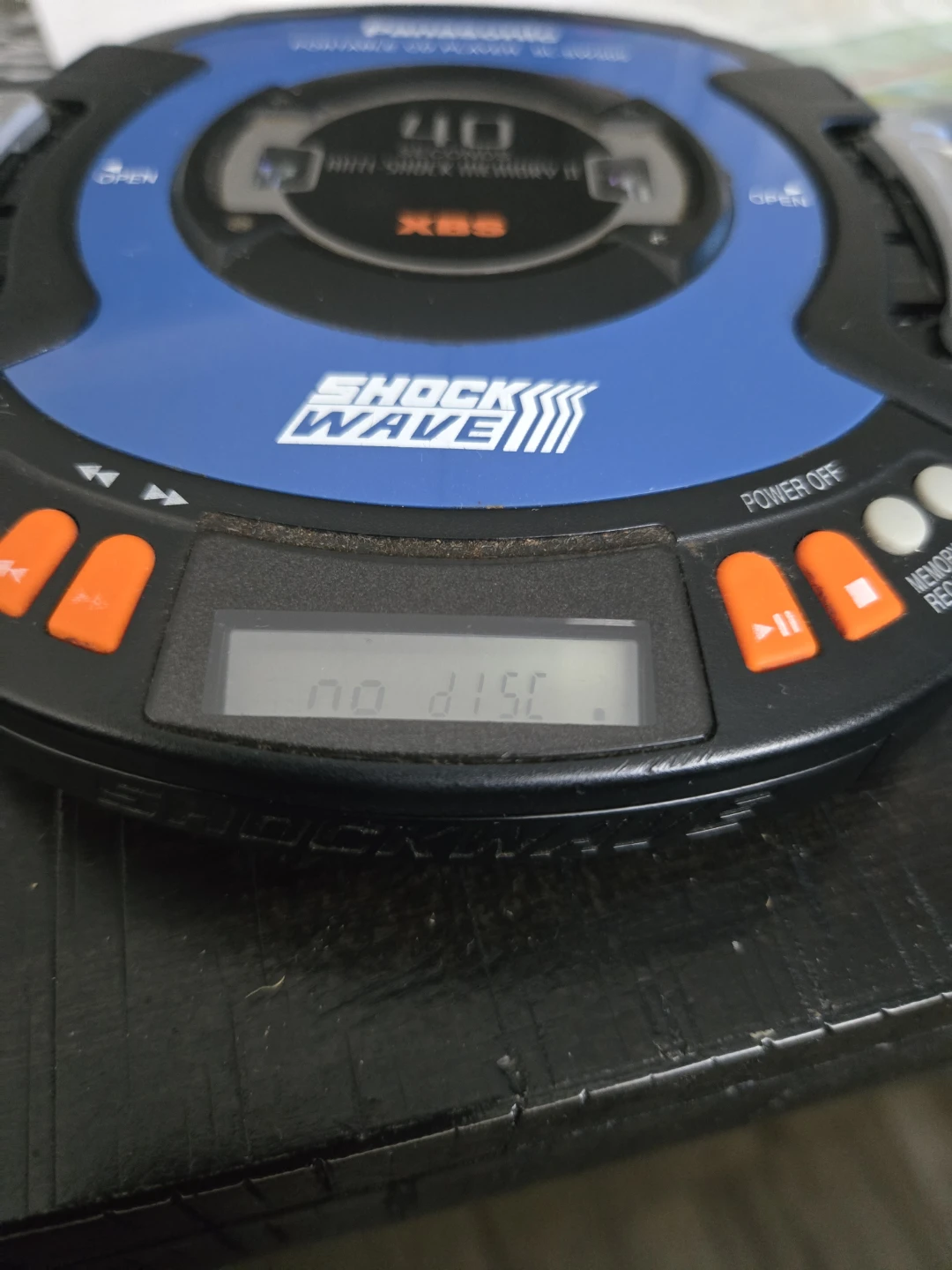 Panasonic Shockwave Portable CD Player SL-SW505