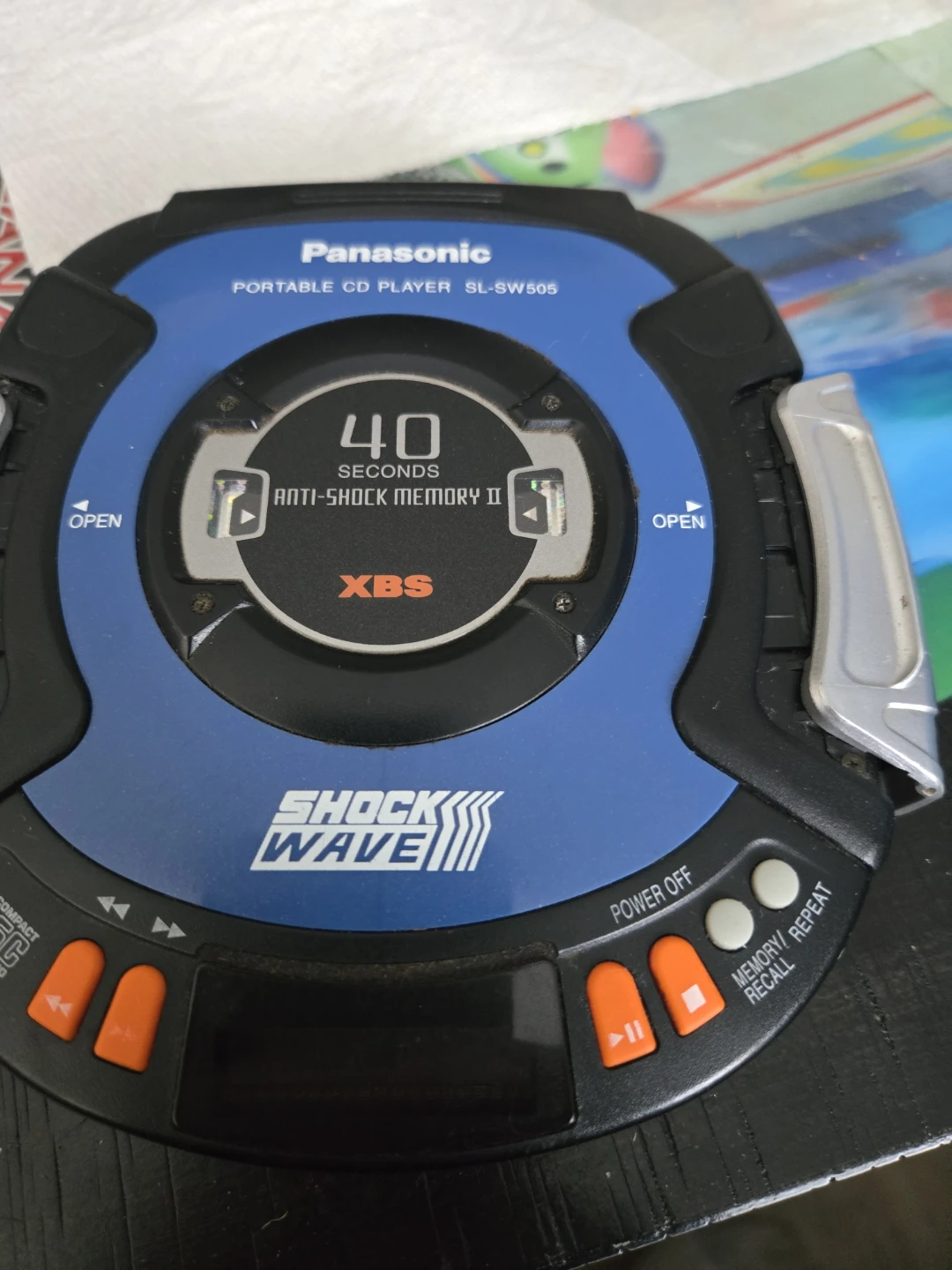 Panasonic Shockwave Portable CD Player SL-SW505 - photo 3