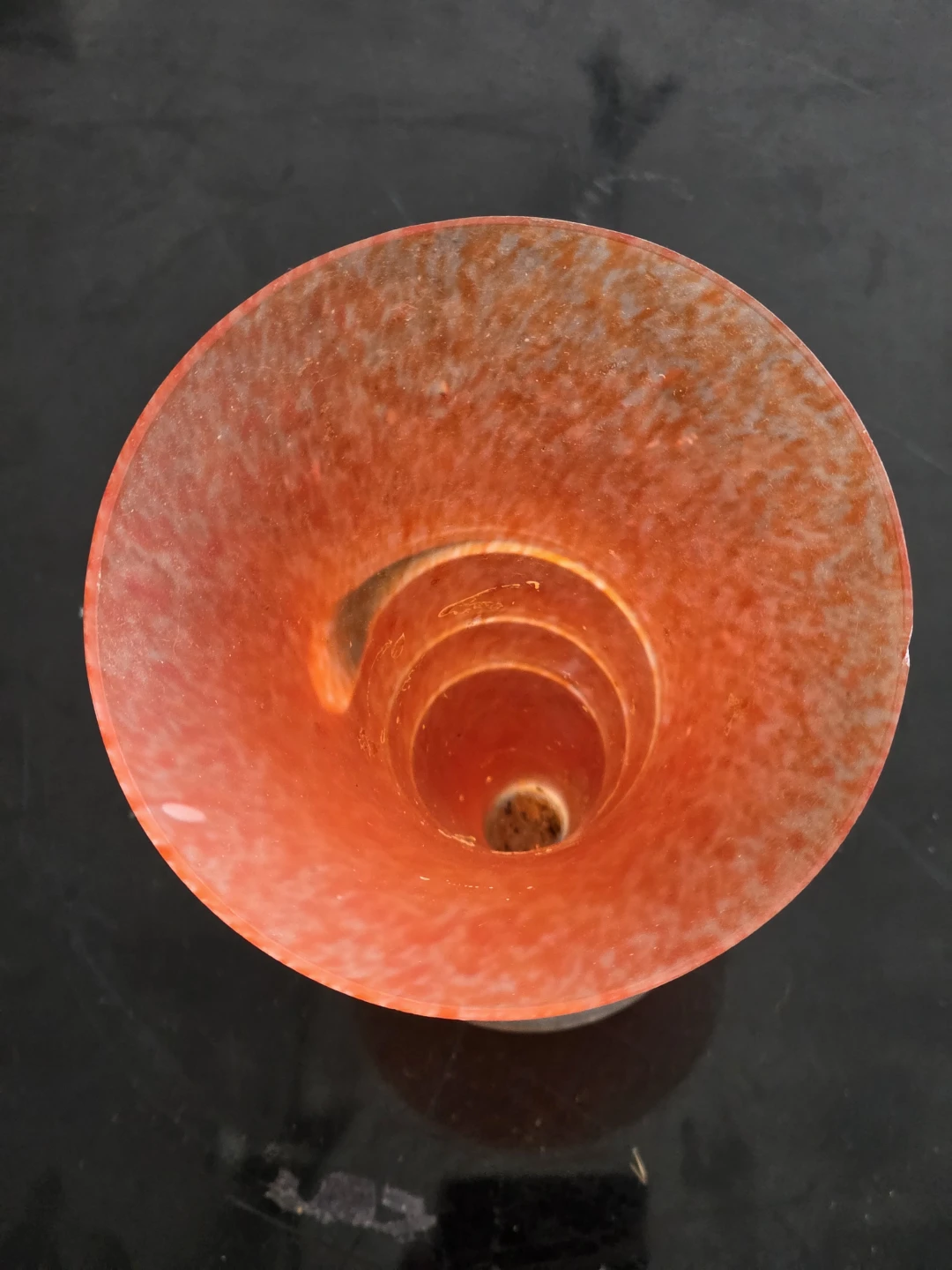 Orange Glass Bud Vase - photo 2