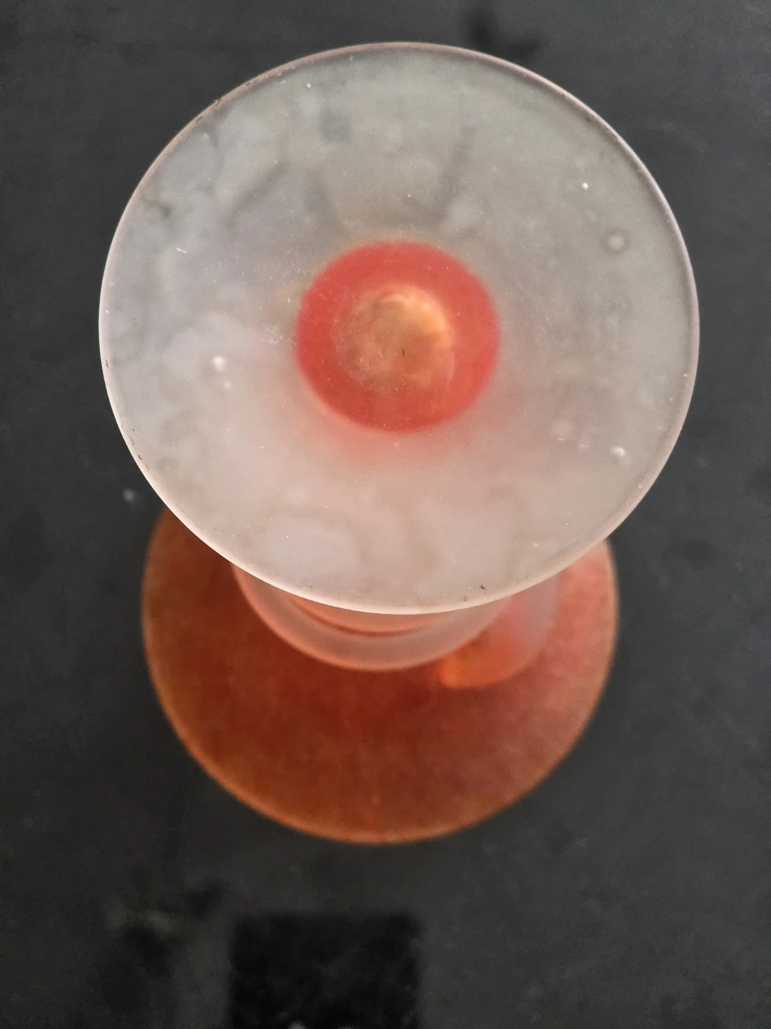 Orange Glass Bud Vase - photo 3