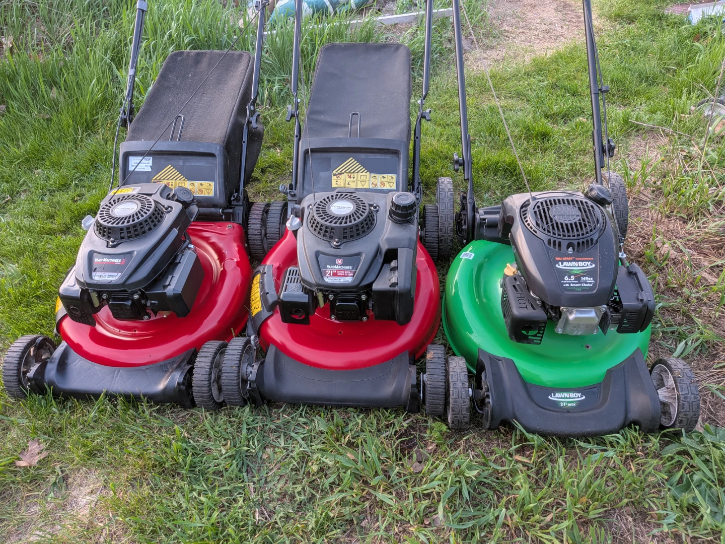Serviced Lawnmowers
