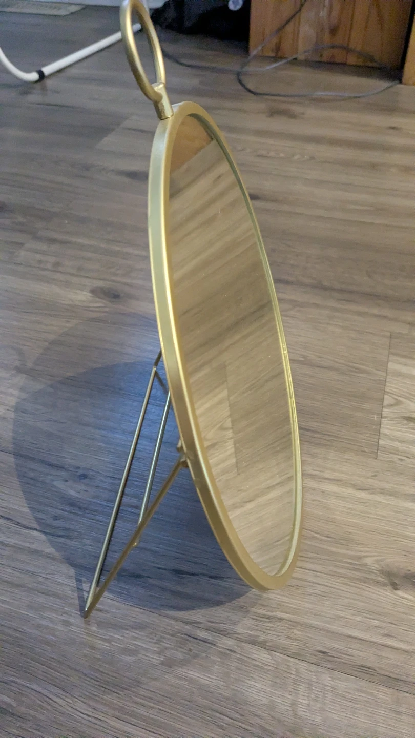 IKEA GRYTÅS Table Mirror - Gold, 25 cm - photo 3