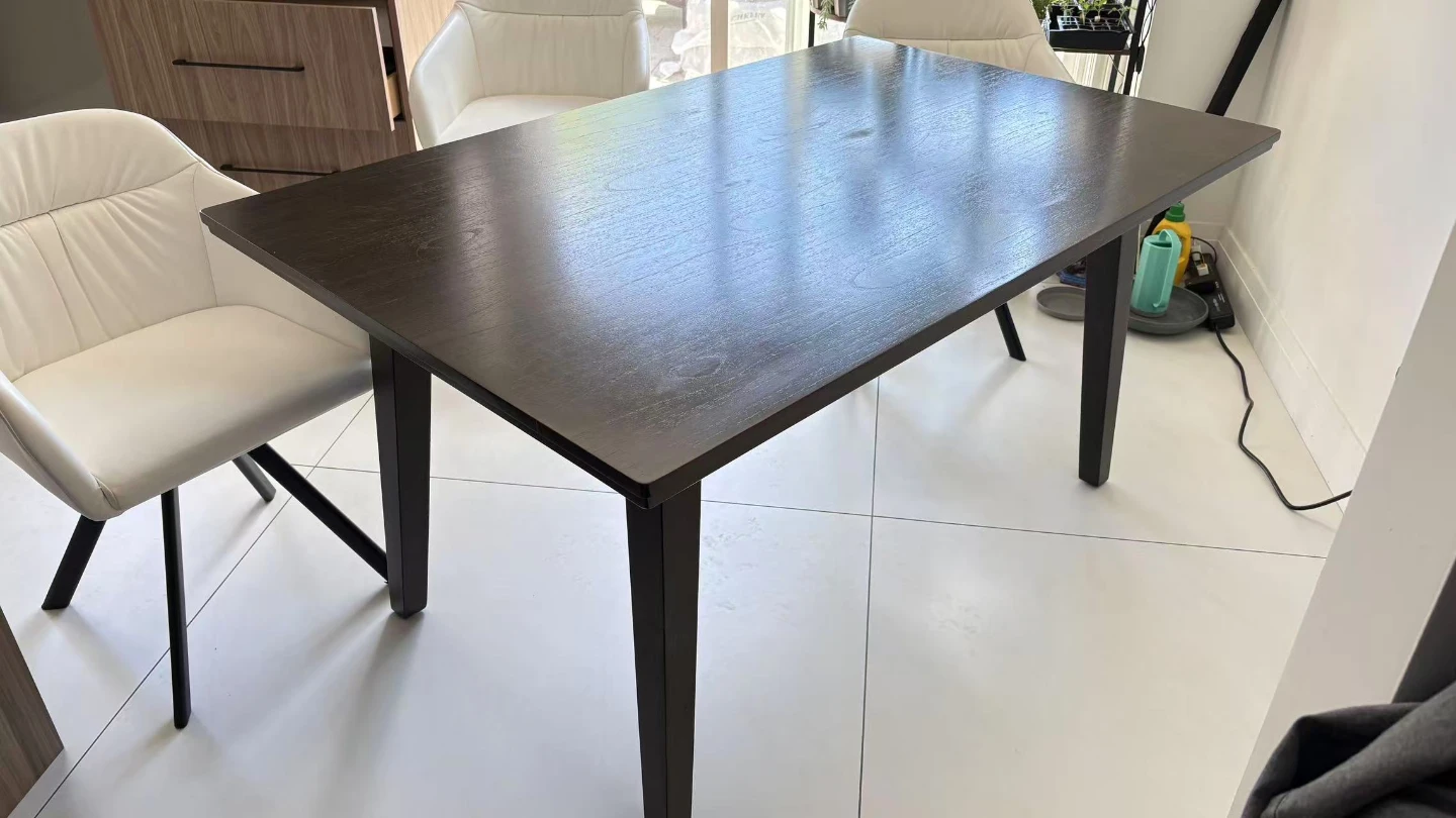 Dark Wood Dining Table