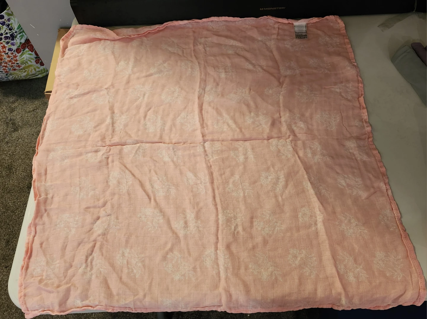 Gllquen Baby Swaddle Blanket Set Pink Floral