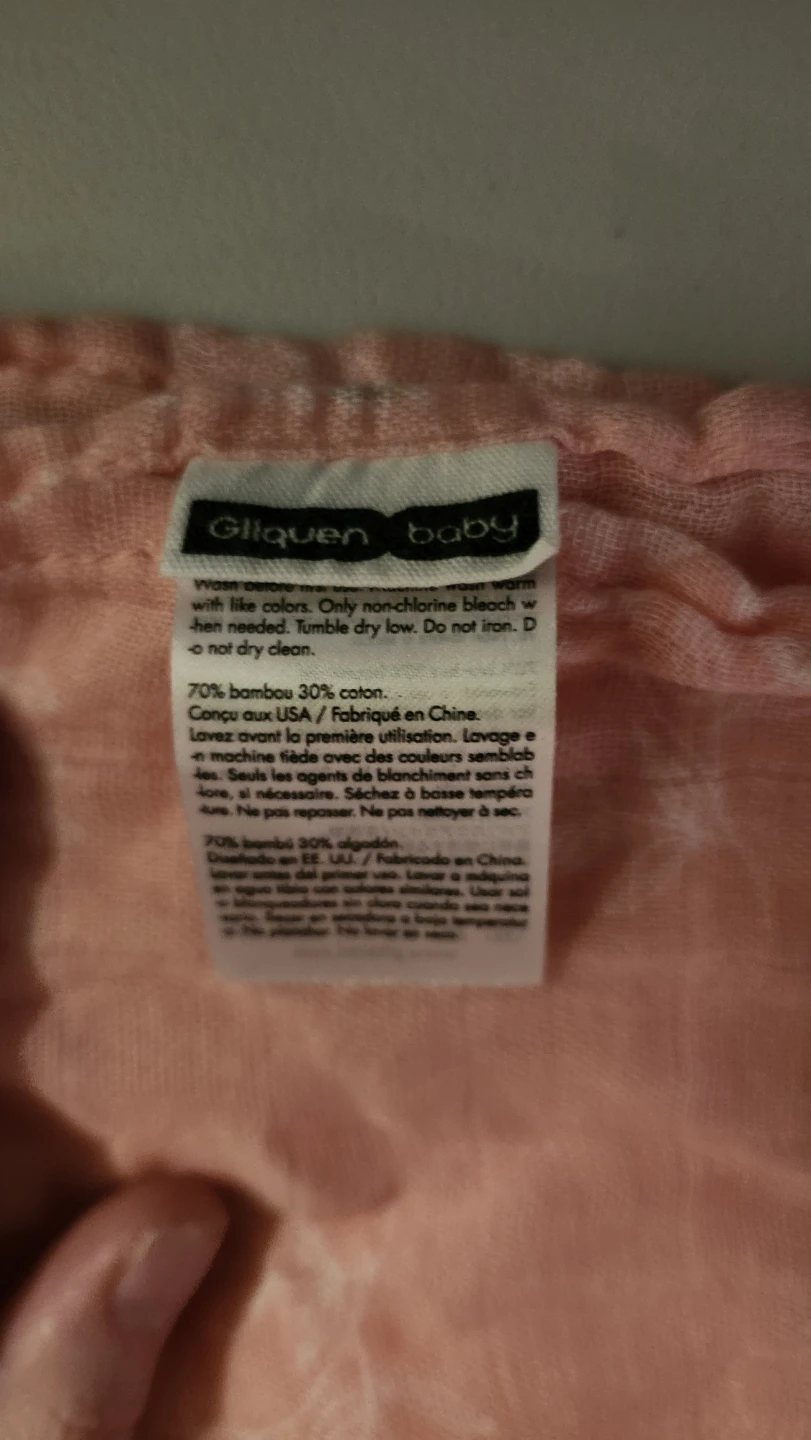 Gllquen Baby Swaddle Blanket Set Pink Floral - photo 2