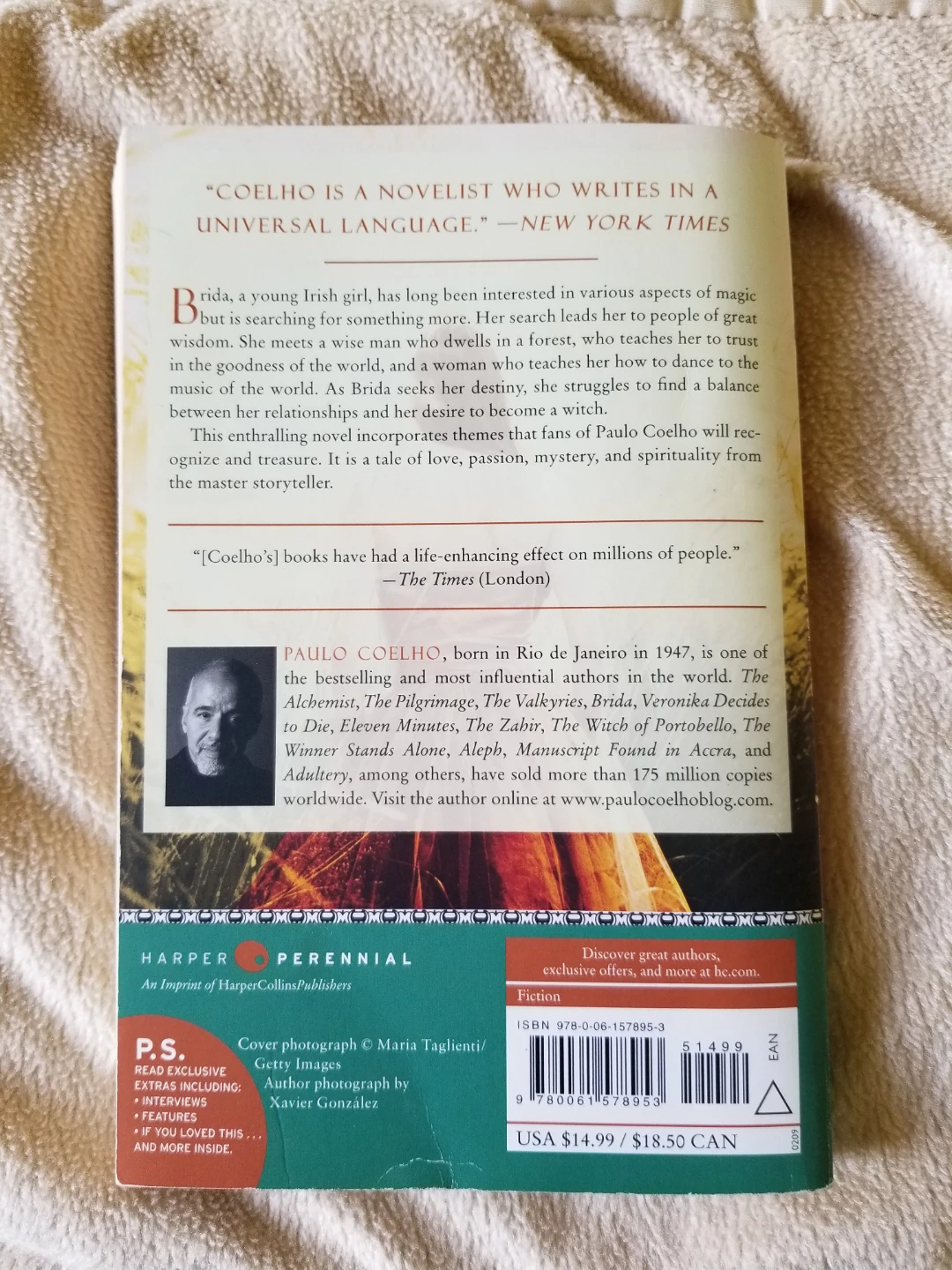 Brida by Paulo Coelho Paperback Novel - photo 2