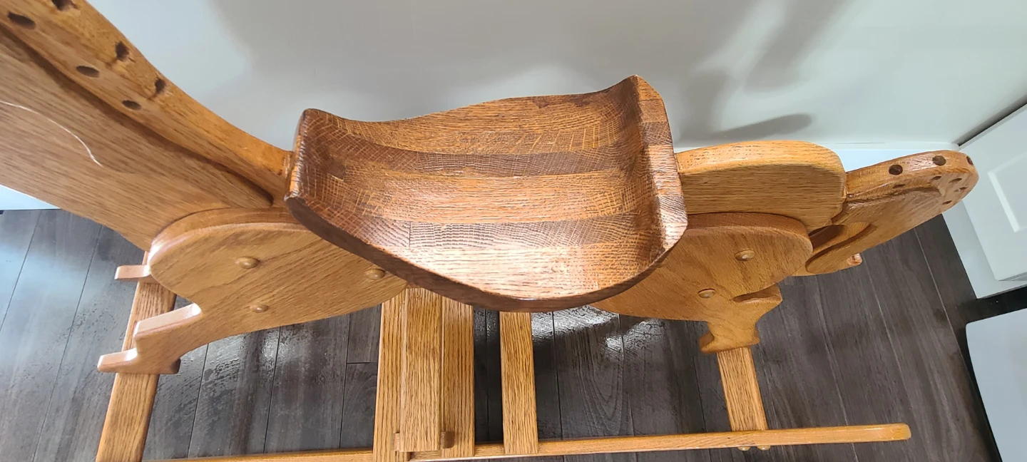 Wooden Rocking Horse Toy Hand Made - photo 4
