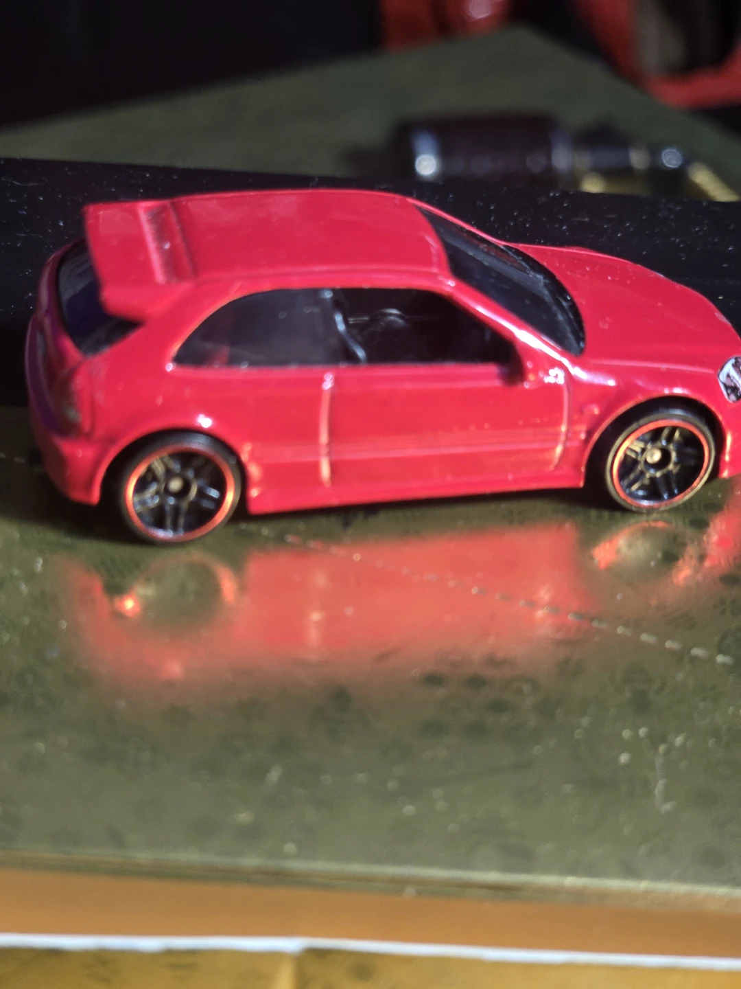 Red Hatchback Toy Car - photo 2