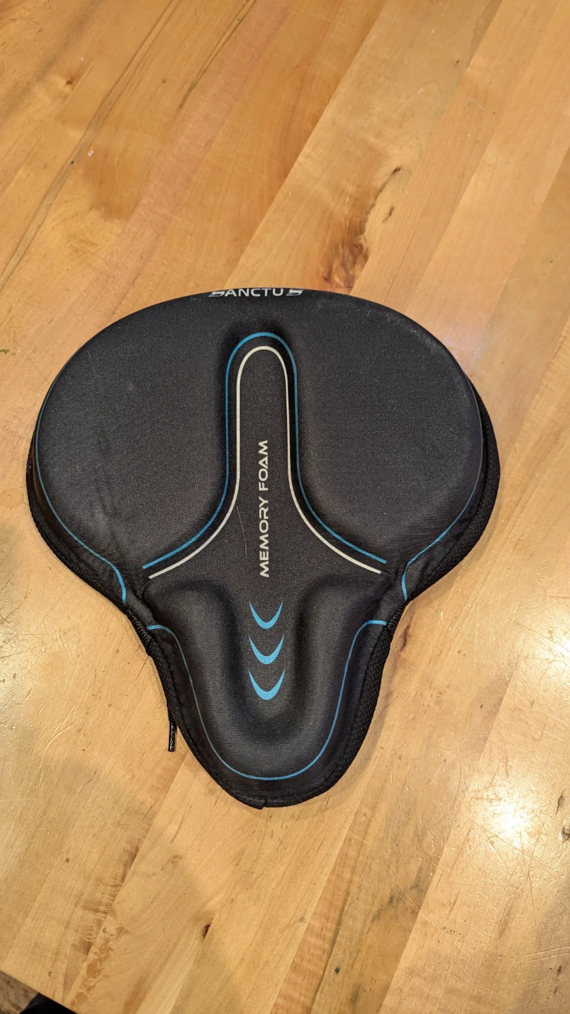 Sanctus Memory Foam Bike Seat Cover