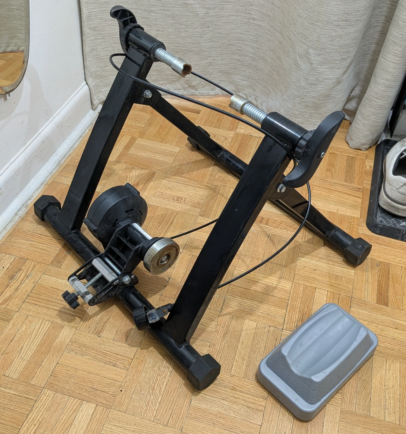 Indoor Bike Bicycle Roller Trainer Exercise Portable Compact Sta