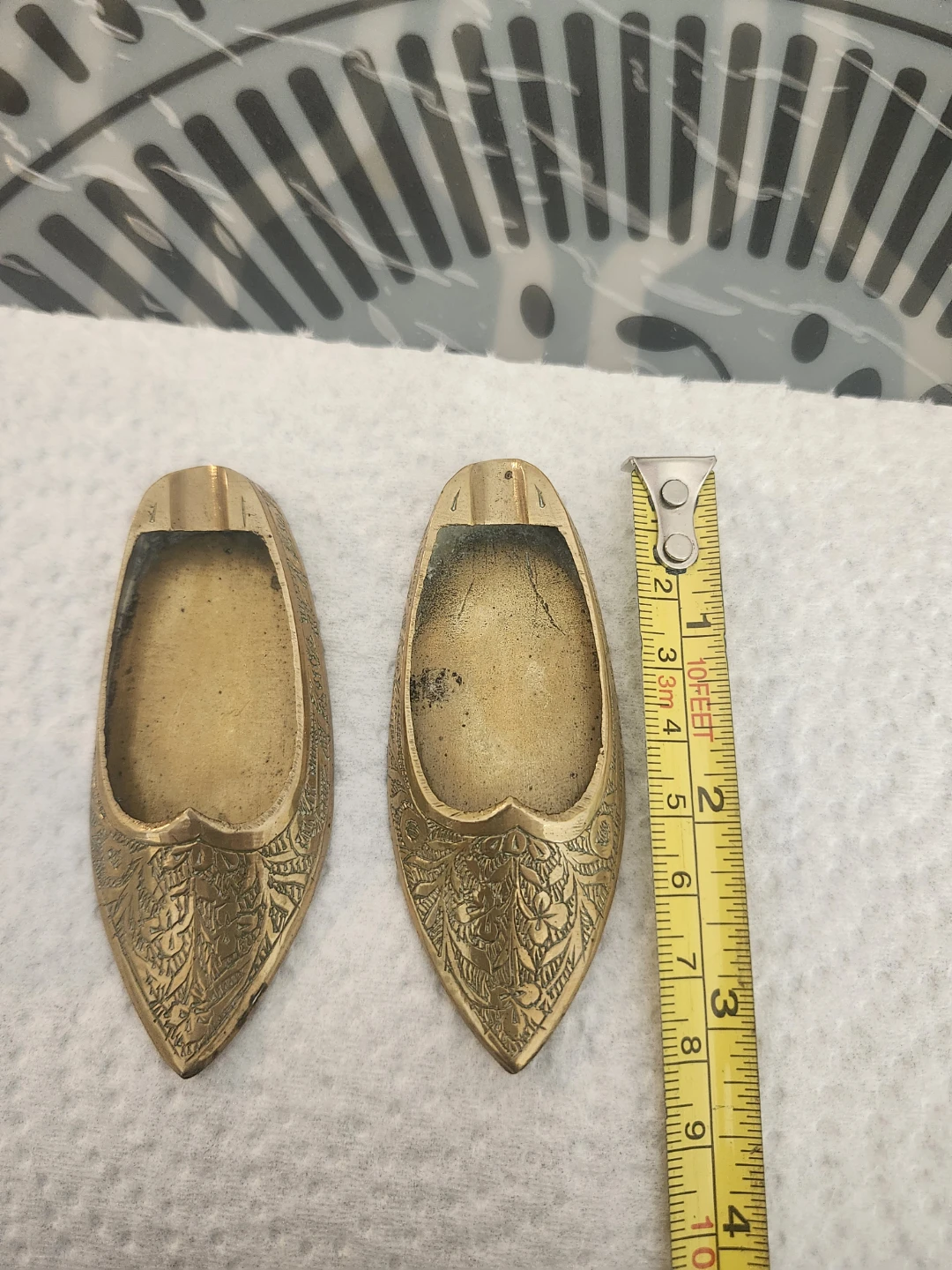 VINTAGE  MINIATURE BRASS SHOES - photo 4