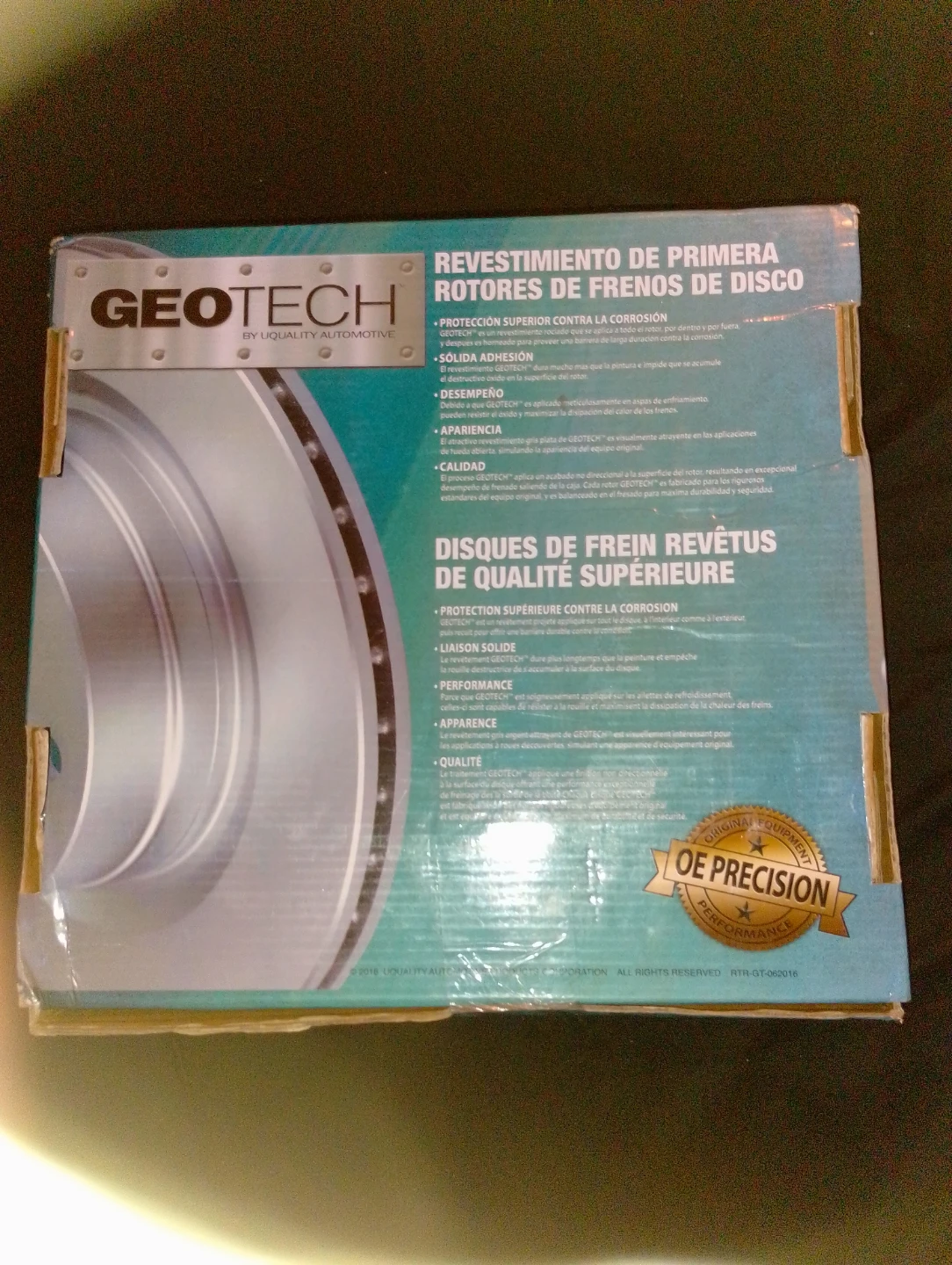 Geotech Premium Coated Disc Brake Rotors - photo 3