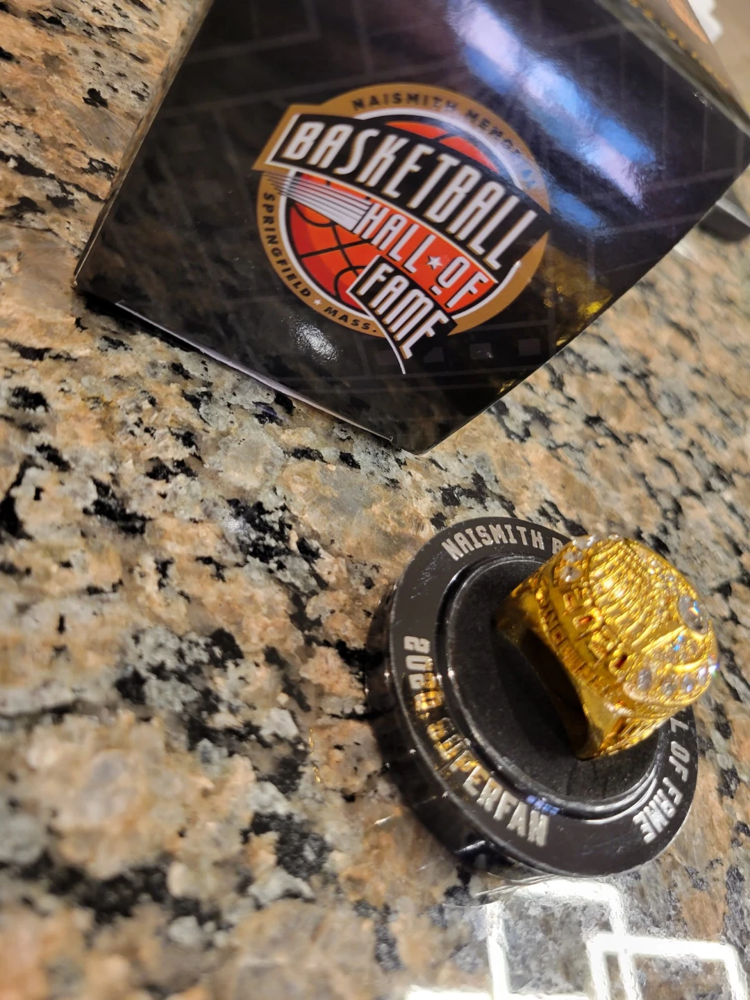 Naismith Memorial Basketball Hall of Fame 2020 Superfan Ring - photo 5
