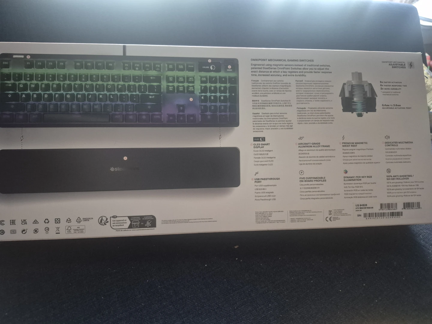 SteelSeries Apex Pro Mechanical Gaming Keyboard - photo 2