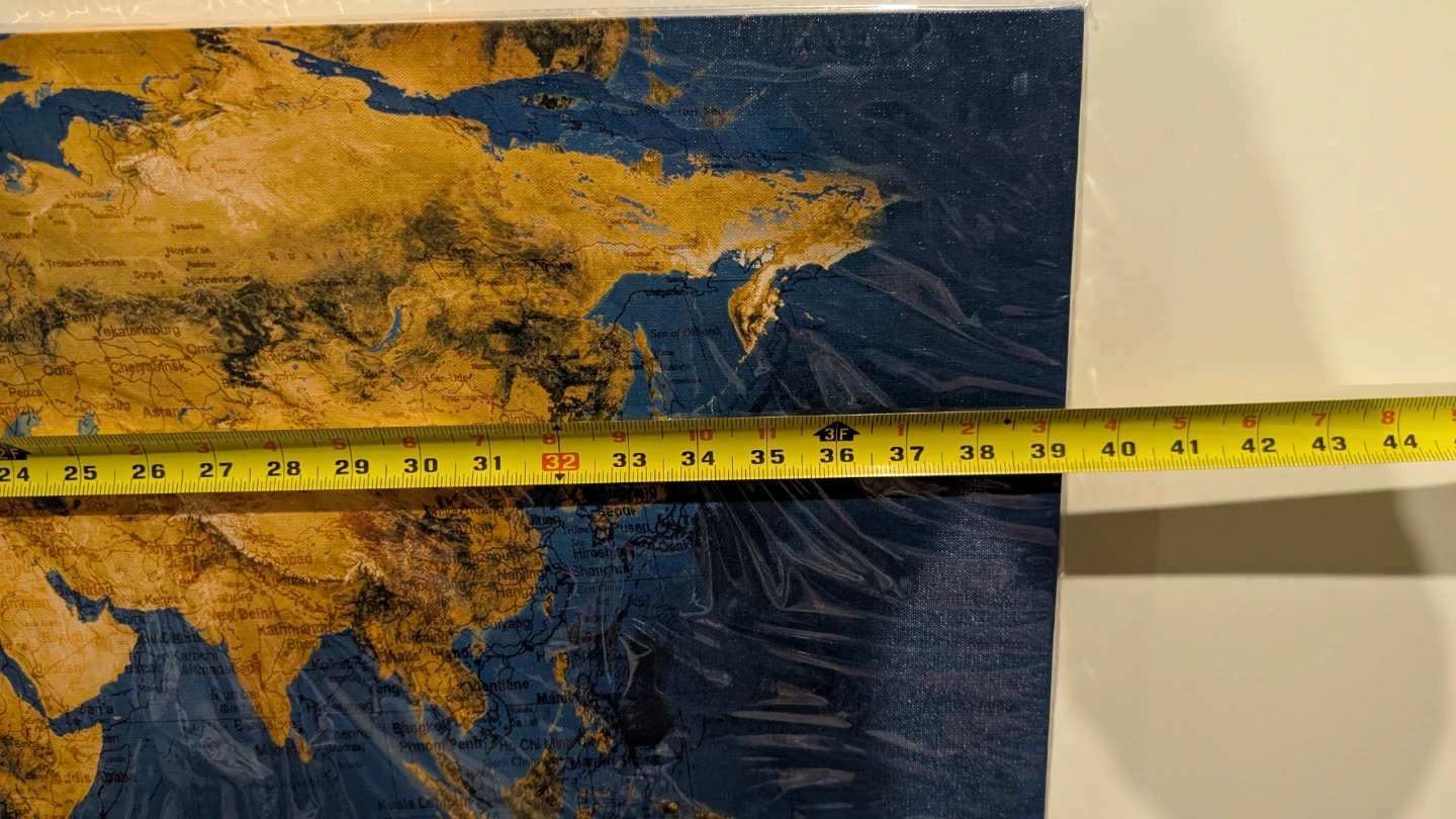 World Map Canvas Wall Art - photo 3