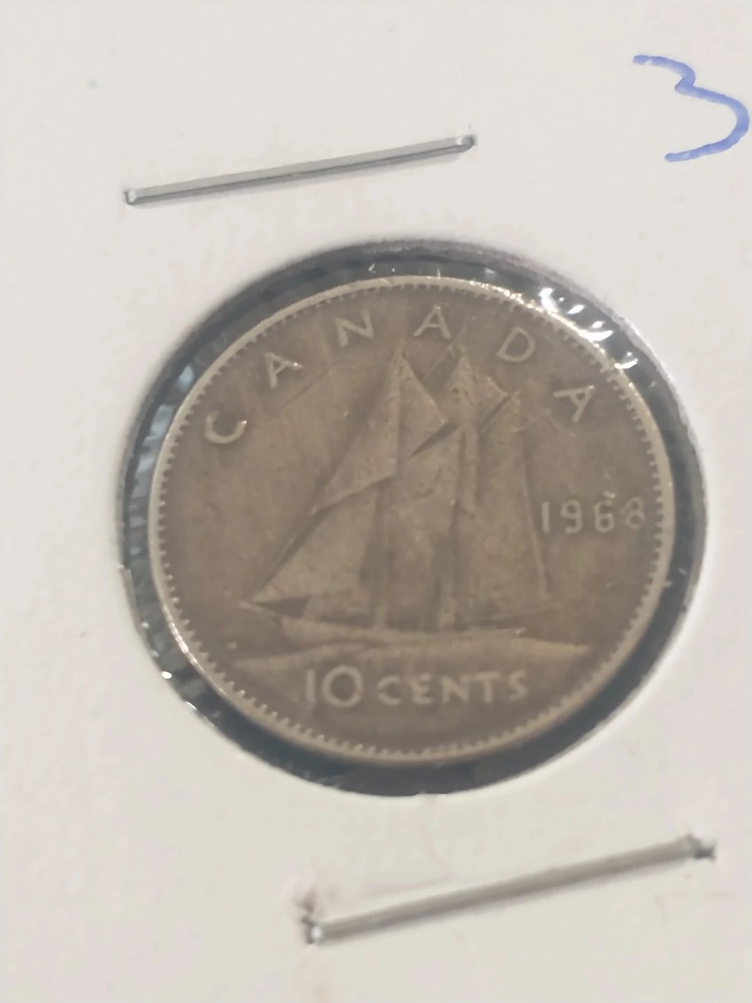 Canadian 10 Cents Coins (1964, 1965, 1968) - photo 4
