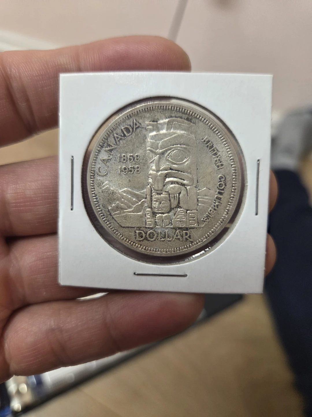 1858~1958 British Columbia Dollar Coin - photo 2