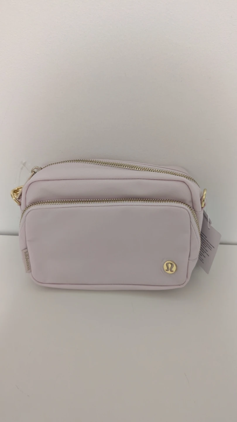 Lululemon Everywhere Crossbody Metallic Monogram Metallic Bag