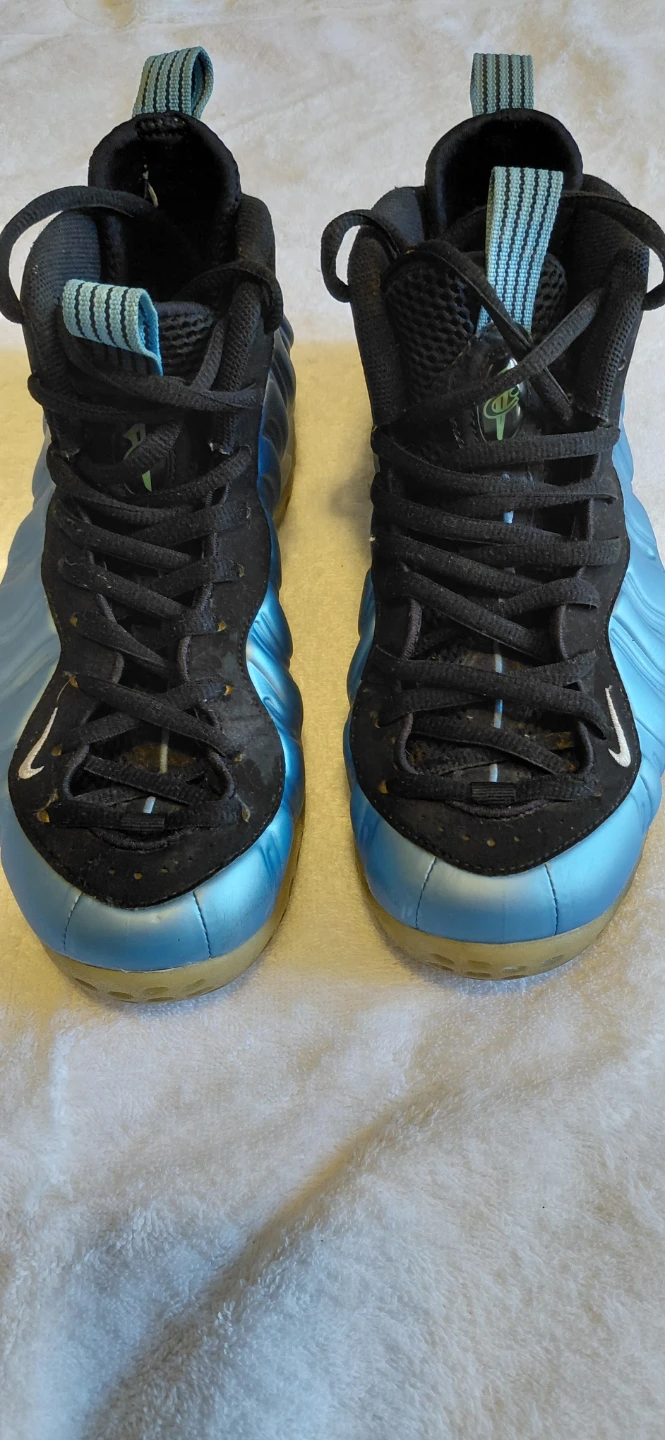 Nike Air Foamposite One Blue Basketball Shoes