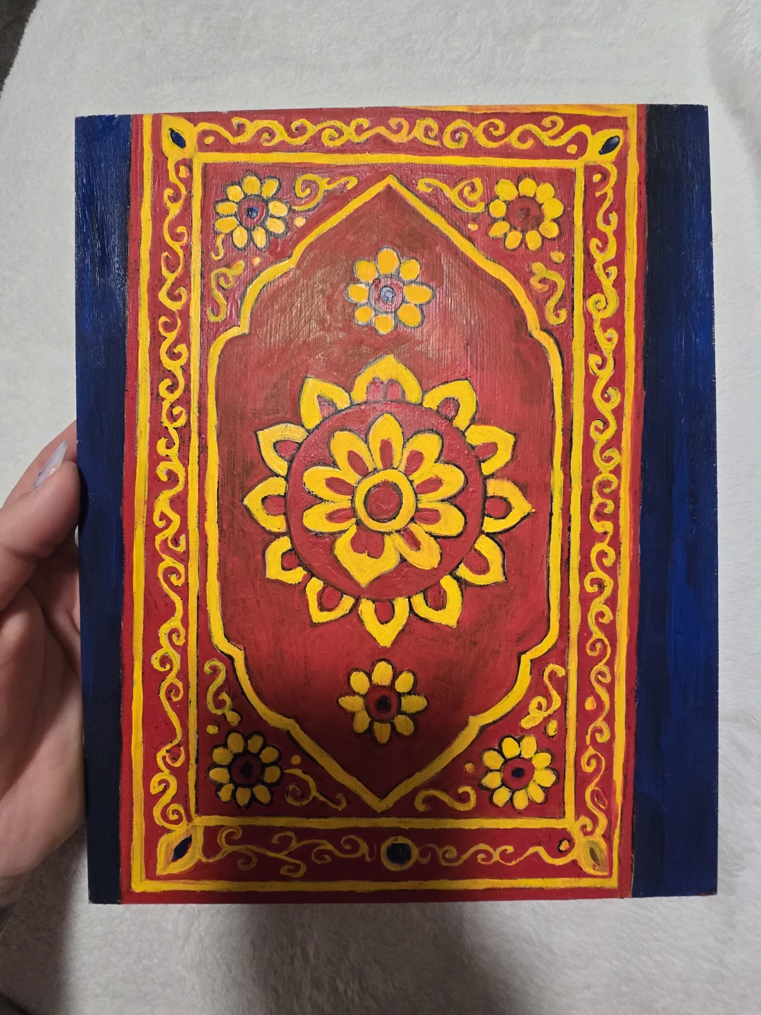 Hand-Painted Wooden Art Pieces - photo 2