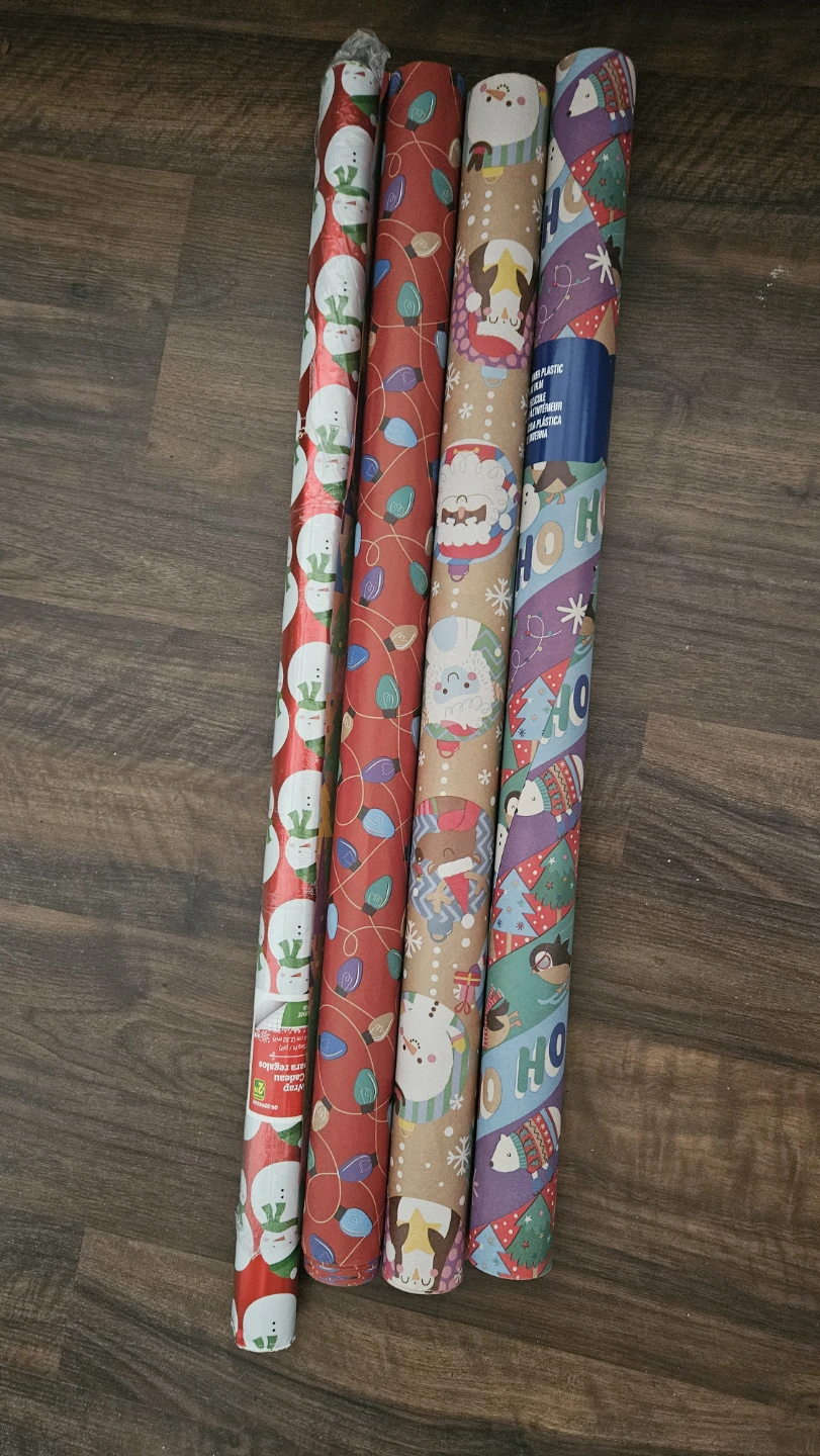 Christmas Gift Wrap Rolls