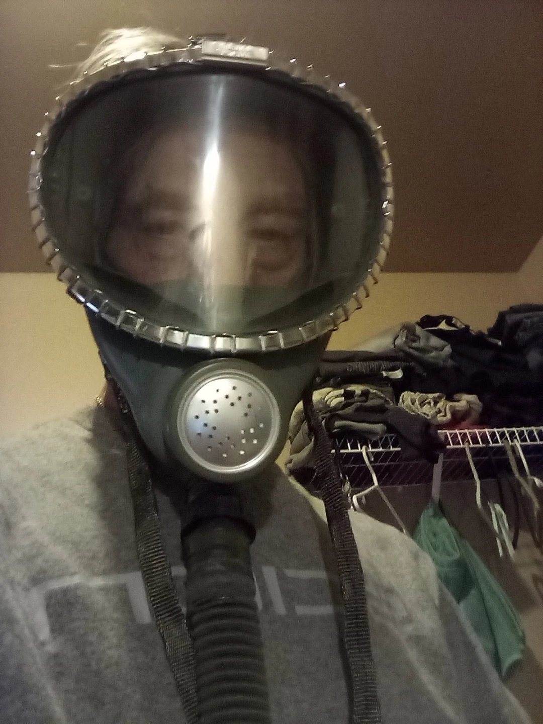 Gas Mask with Large Visor