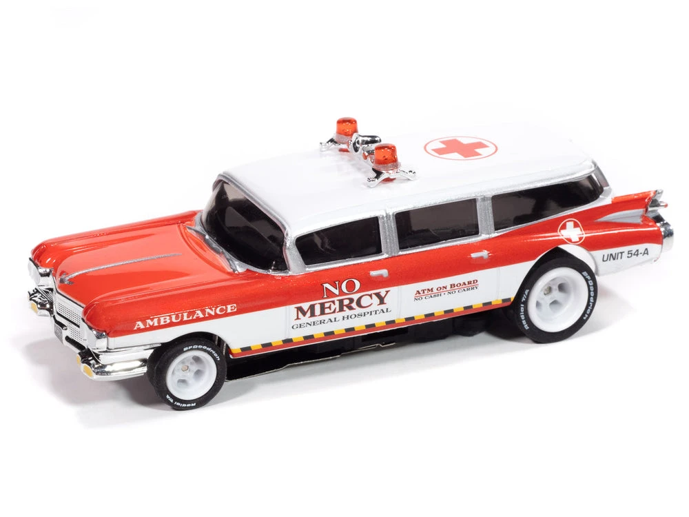 Auto World 1959 Cadillac Ambulance Slot Car (Brand New) - photo 2