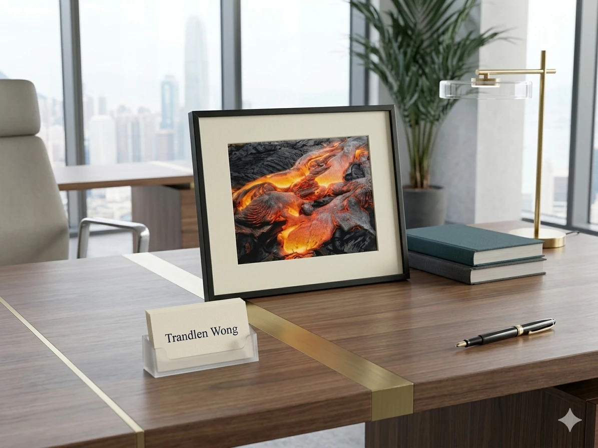 Stunning Signed Lava Art: "Kalapana Flow" by Tradlen Wong - photo 4