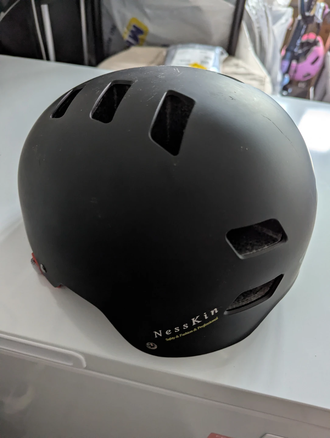 NessKin Black Multi-Sport Helmet - Size L