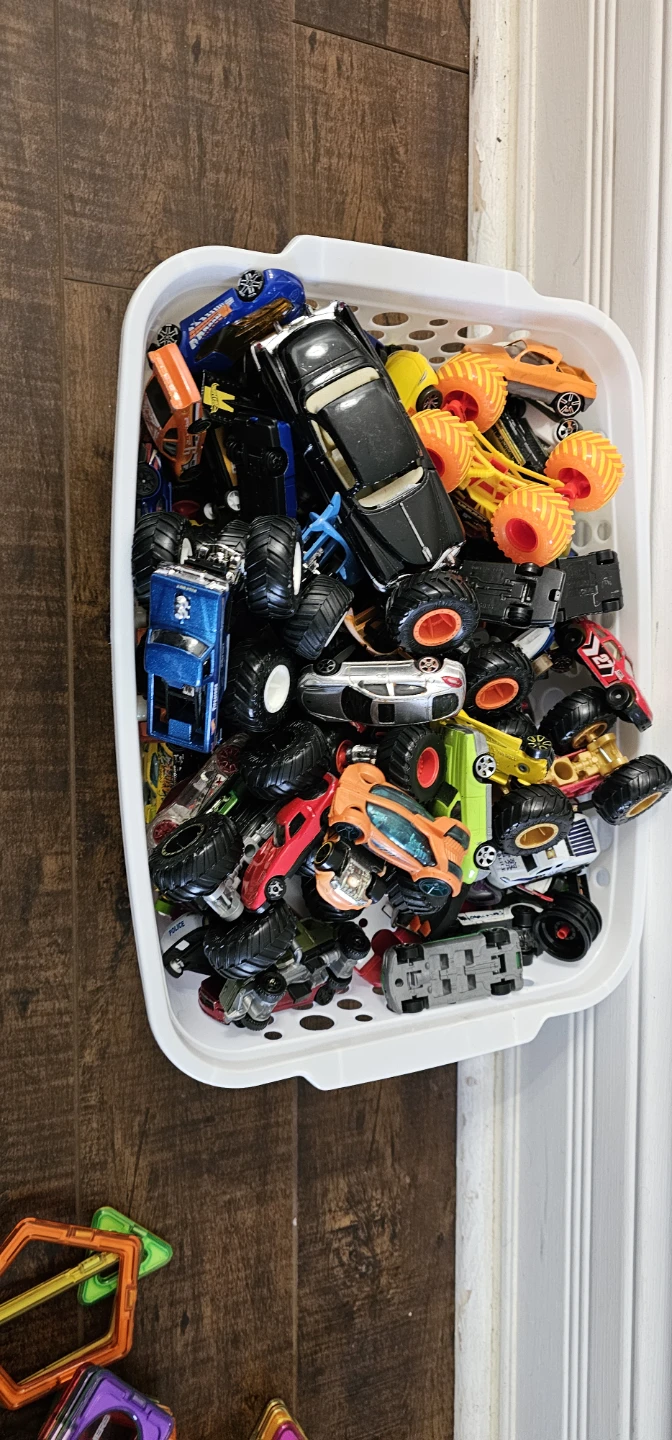 Assorted Monster Truck and Hot wheels cars