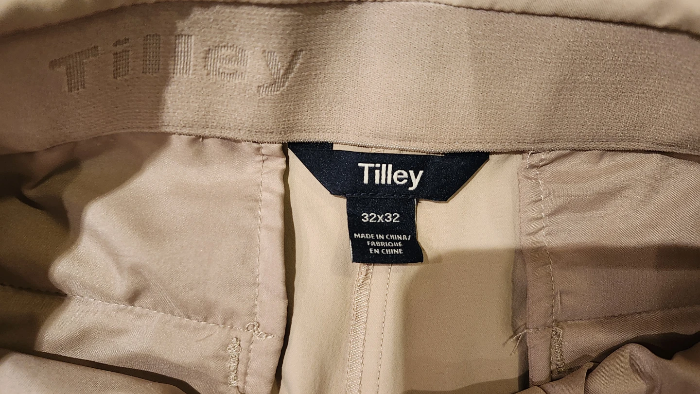 Tilley Khaki Travel Pants - 32x32 - photo 2
