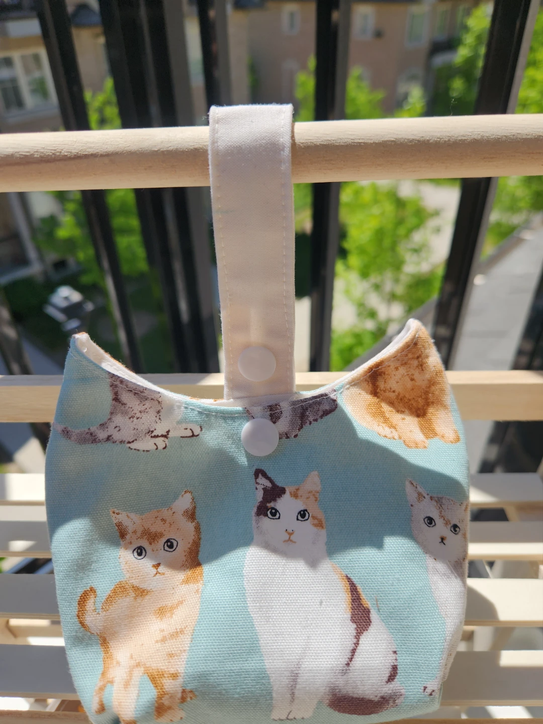 Cute Cat Print Drawstring Pouch - photo 2
