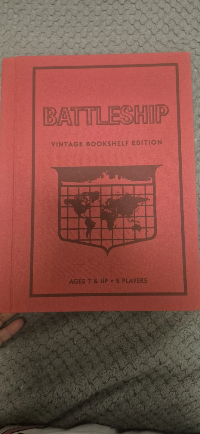 Battleship Vintage Bookshelf Edition Board Game - photo 3