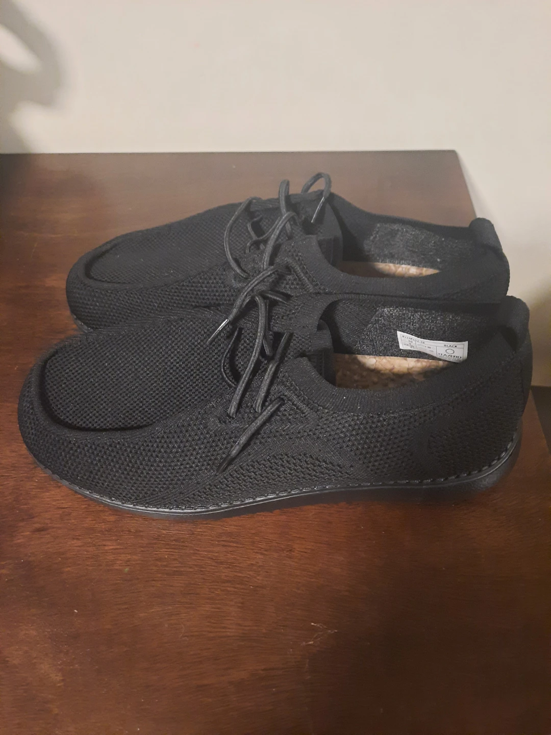 Itazero Men's Black Knit Slip-On Shoes Size 10 - photo 2