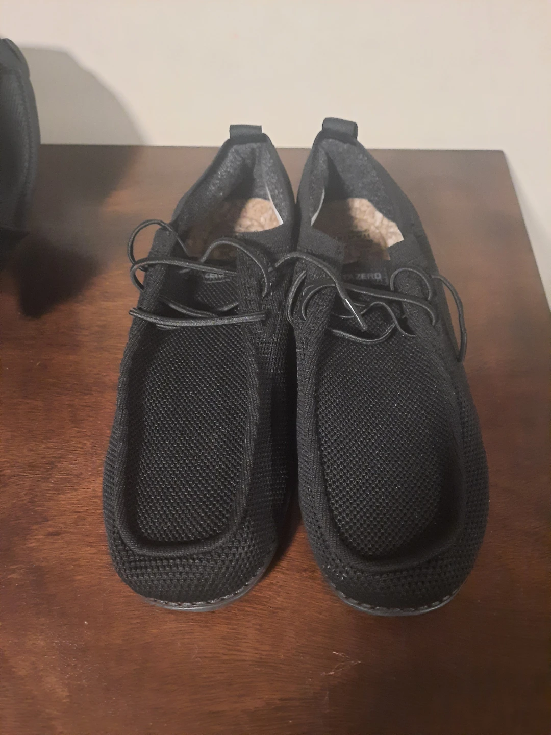 Itazero Men's Black Knit Slip-On Shoes Size 10 - photo 3