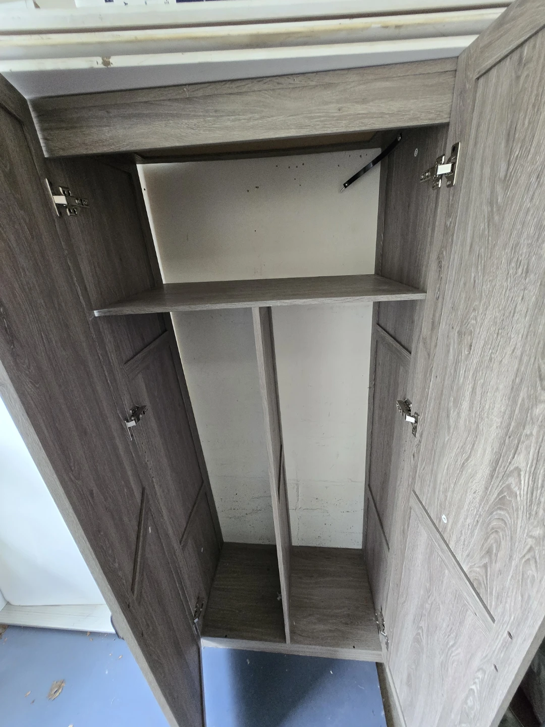 Woodgrain Double Door Storage Cabinet - photo 3