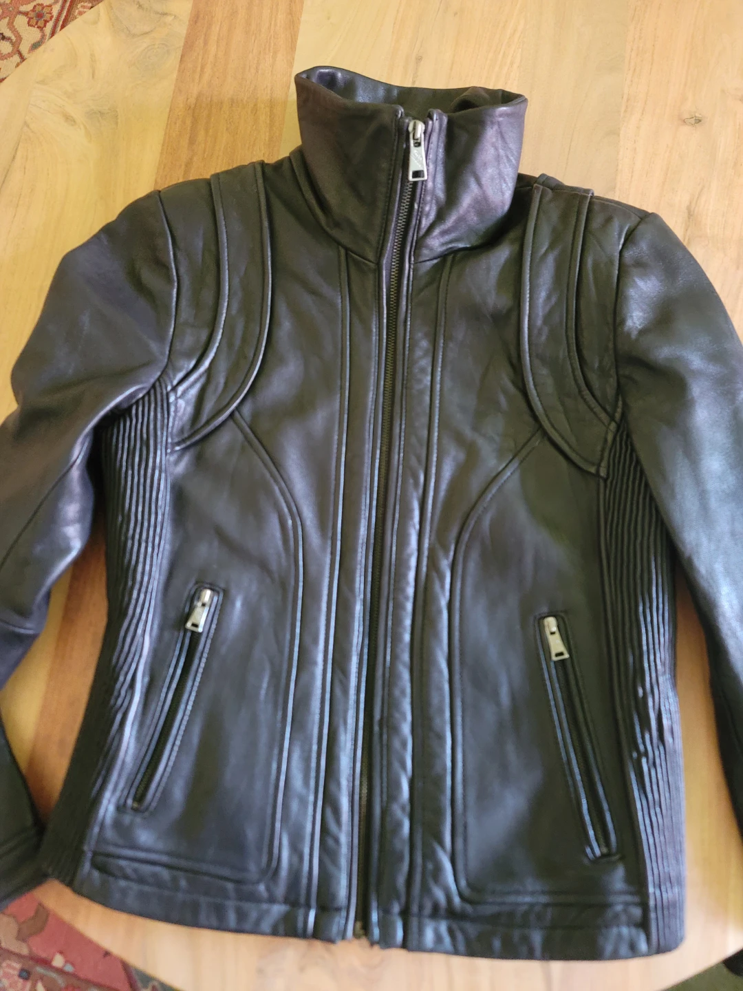 Vintage Steve Madden Genuine leather biker jacket (M but fits S) - photo 3