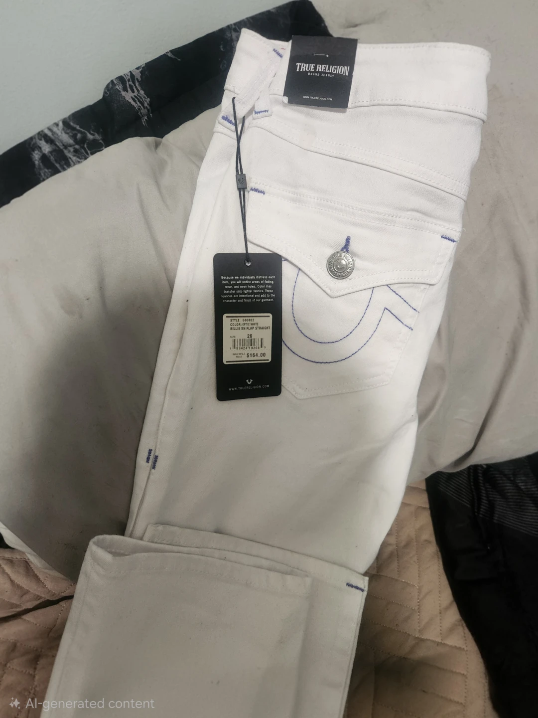 True religion Optic White Size 26