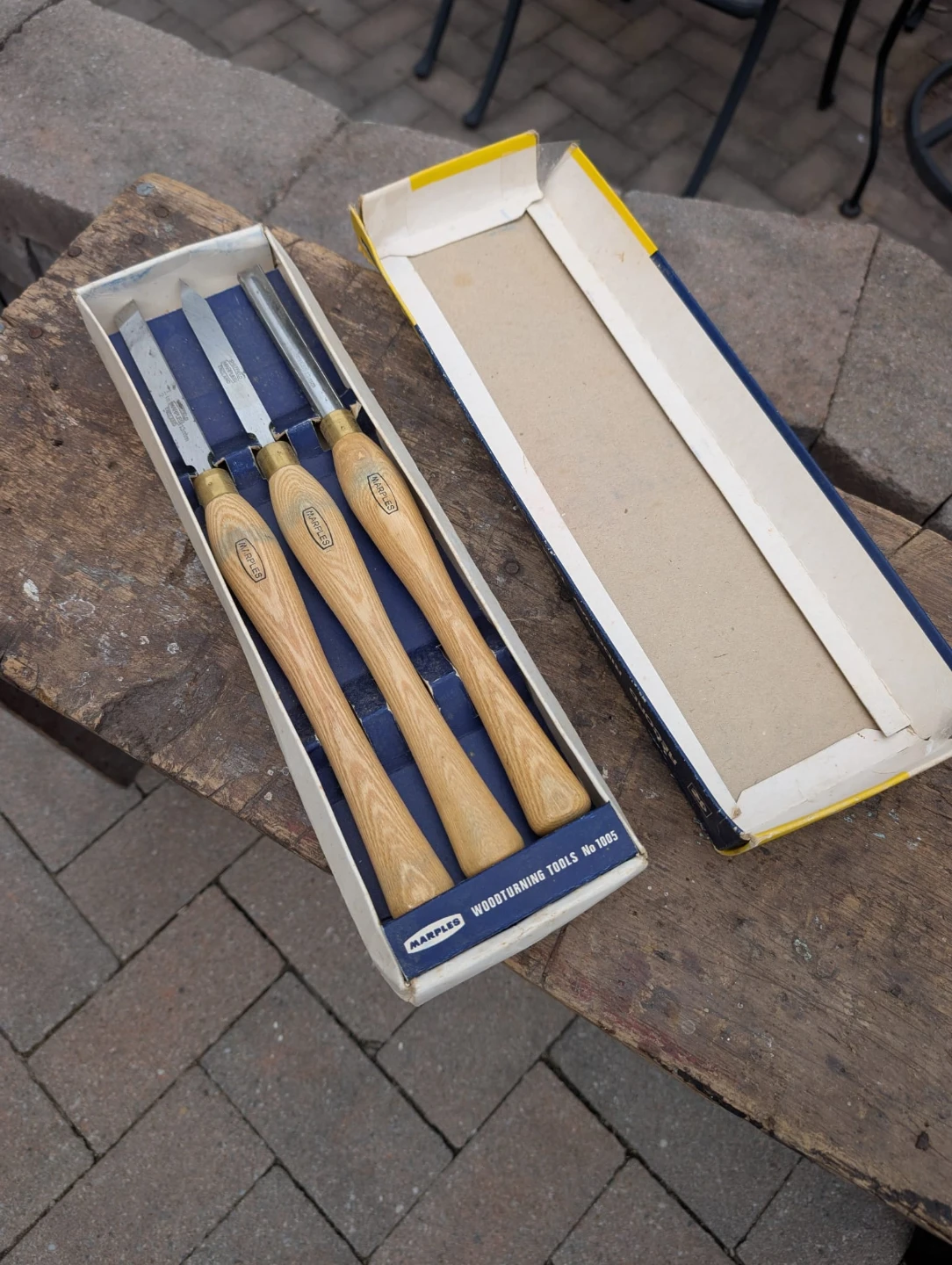 Marples Woodturning Knives Tools Set of 3
