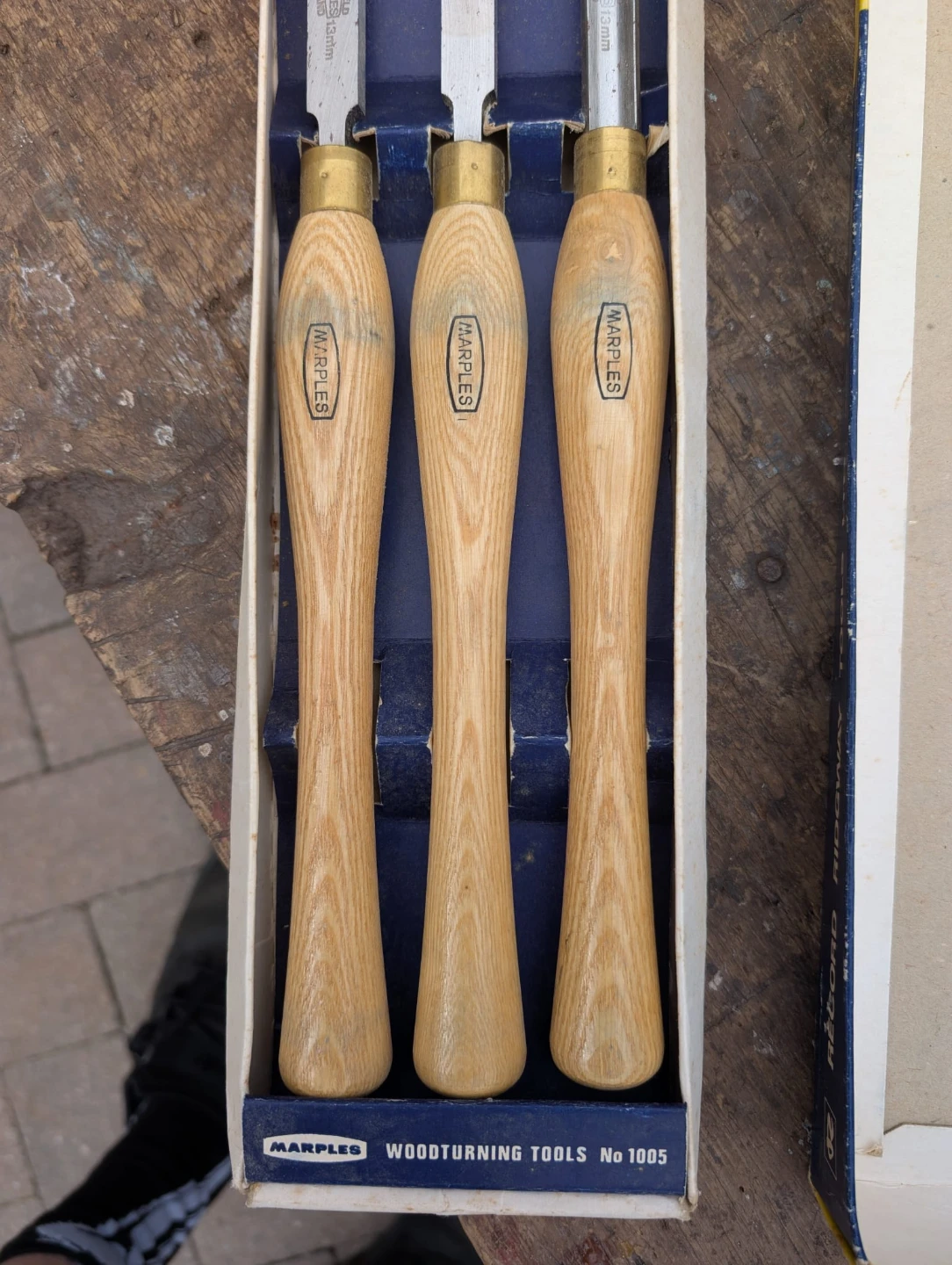 Marples Woodturning Knives Tools Set of 3 - photo 3