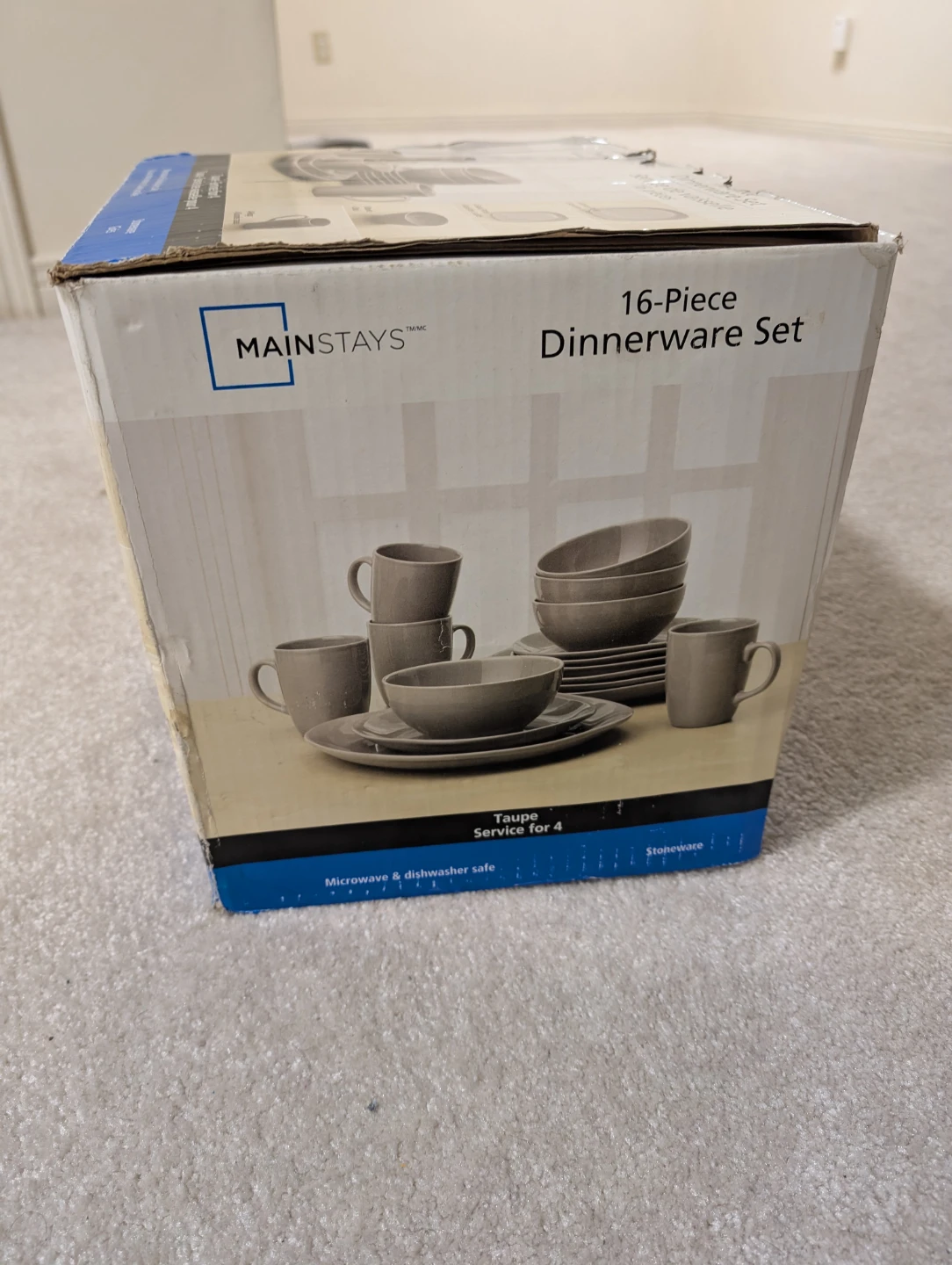 Mainstays 16-Piece Dinnerware Set