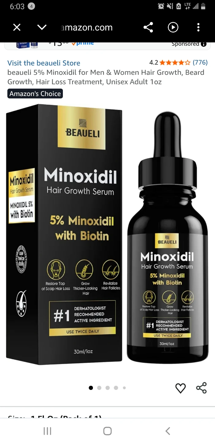 BEAUELI Minoxidil Hair Growth Kit 5% with Biotin - photo 3