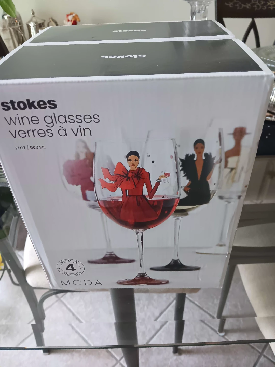 Stokes Wine Glasses (Set of 4)