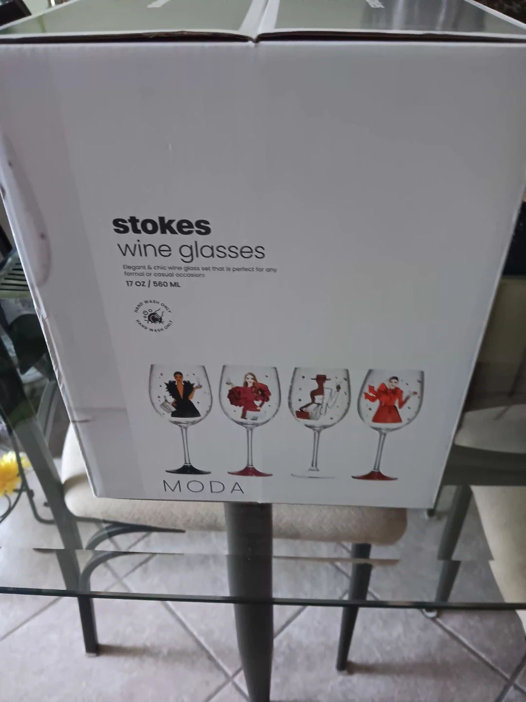 Stokes Wine Glasses (Set of 4) - photo 2