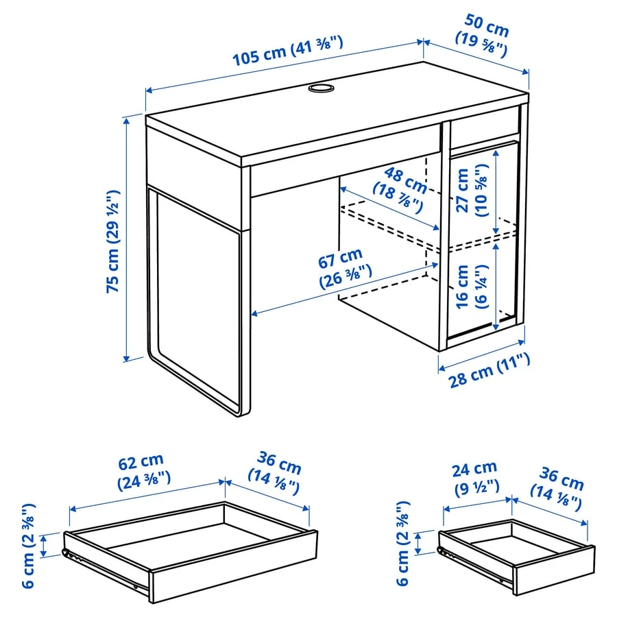 TABLE-Micke-Desk - photo 2