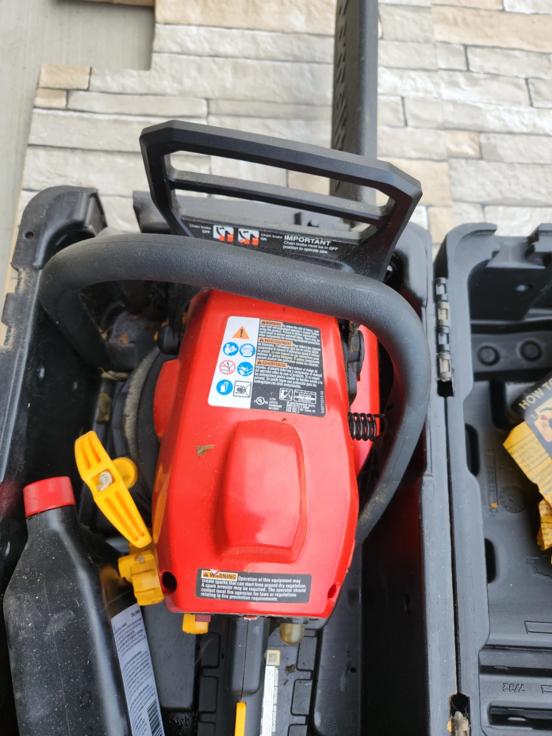 Homelite Chainsaw with Case